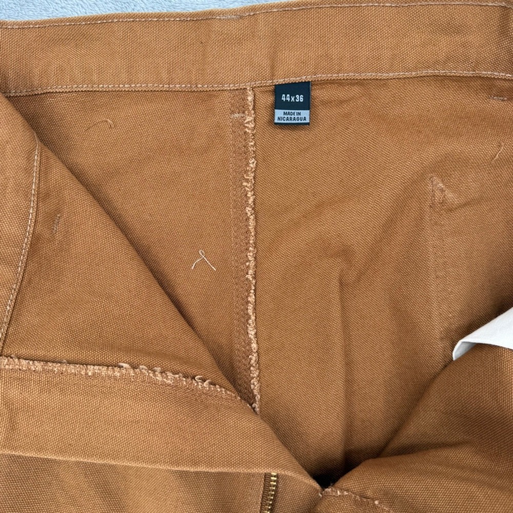 Carhartt Mens 44x36 Brown‎ Loose Fit Canvas Work Pants B11-BRN New W Tags - Picture 5 of 10